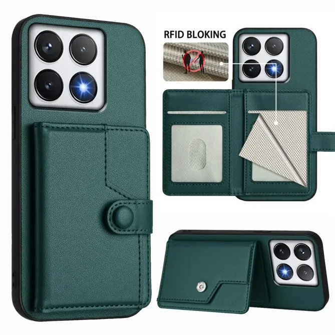 Coque Xiaomi 14T avec Portefeuille Anti-RFID