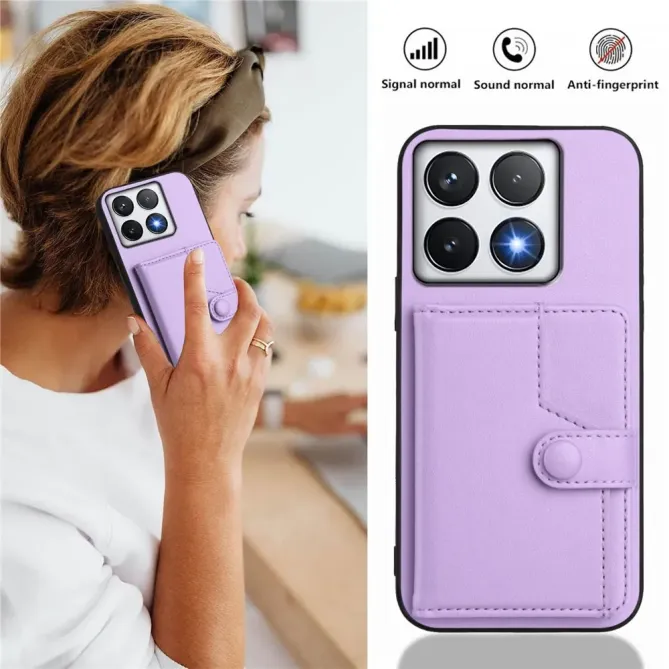 Coque Xiaomi 14T avec Portefeuille Anti-RFID