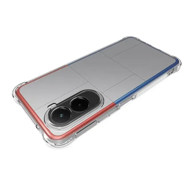 Pack Poco M7 | Coque Coins Renforcés Transparente avec 2 Verre Trempé