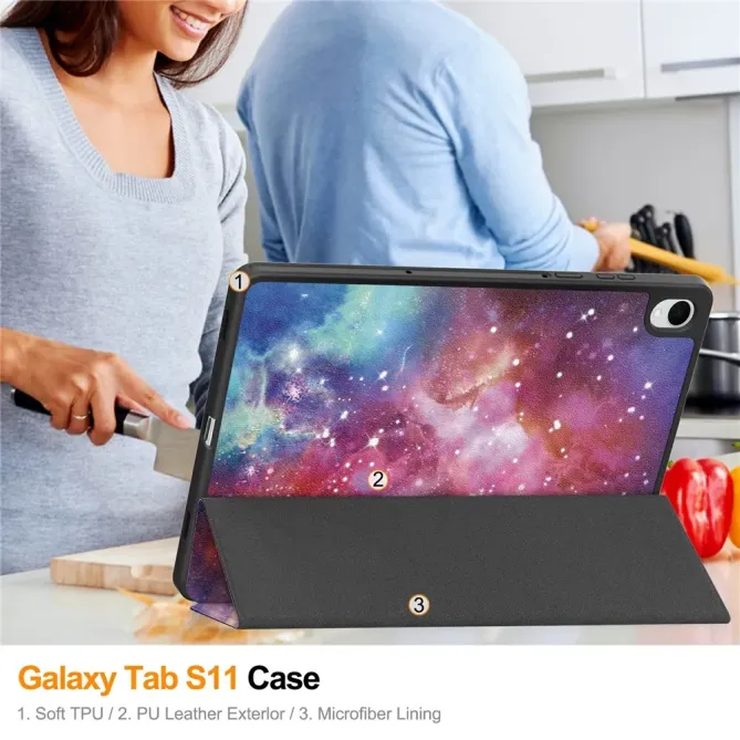 Étui Samsung Galaxy Tab S11 Nébuleuse Étoilée