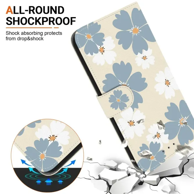Housse Sony Xperia 10 VII Fleurs Bleues