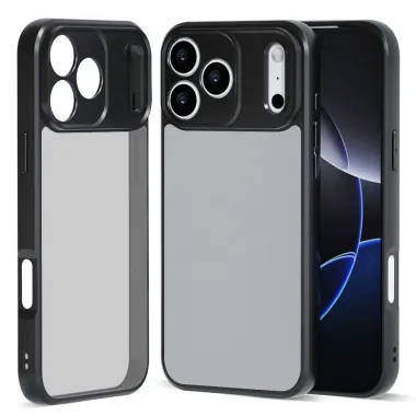 Coque iPhone 17 Pro Max Transparente Noire Mate | Eclipse
