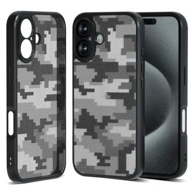 Coque iPhone 17 Camouflage Pixel