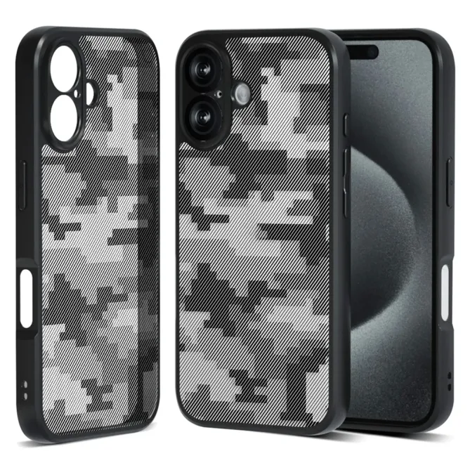 Coque iPhone 17 Camouflage Pixel