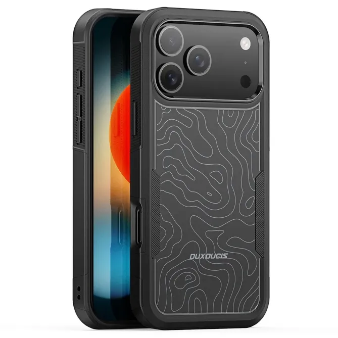 Coque iPhone 17 Pro à Motif Topographique | SHLD