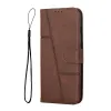 Housse Oppo Reno 14 5G Effet Cuir Lignes Gravées