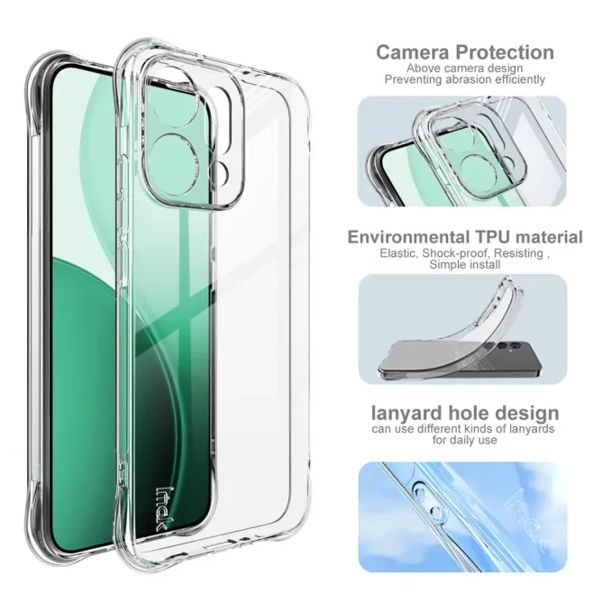 Coque Oppo Reno 14 5G Transparente à Coins Airbag
