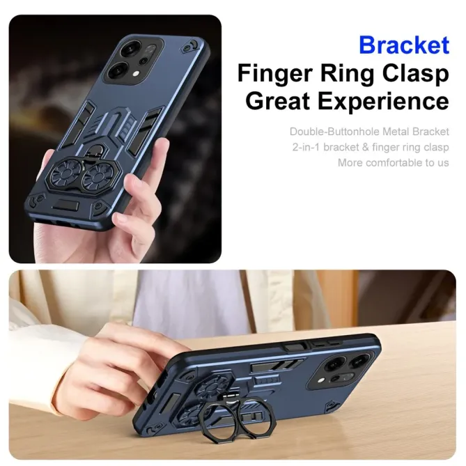 Coque Oppo Reno 14 5G Armure avec Anneau Support