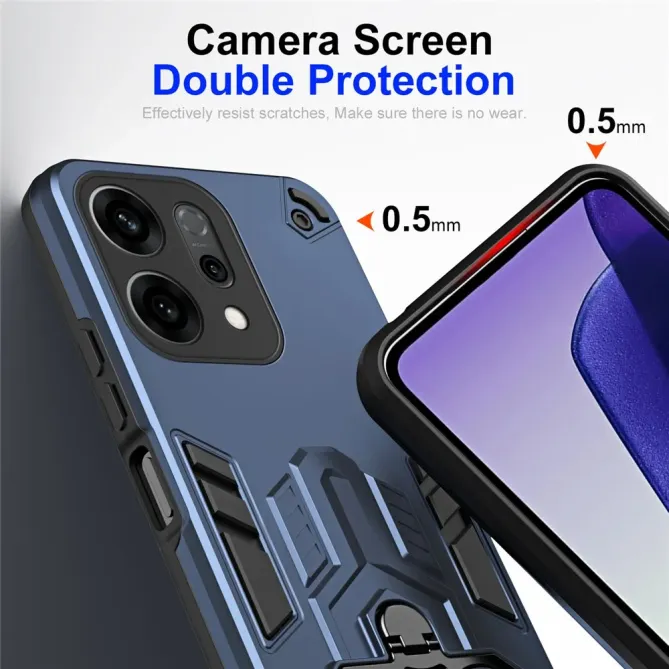 Coque Oppo Reno 14 5G Armure avec Anneau Support