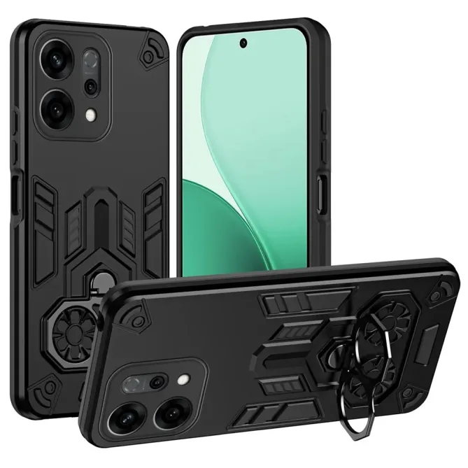 Coque Oppo Reno 14 5G Armure avec Anneau Support