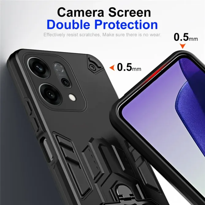 Coque Oppo Reno 14 5G Armure avec Anneau Support