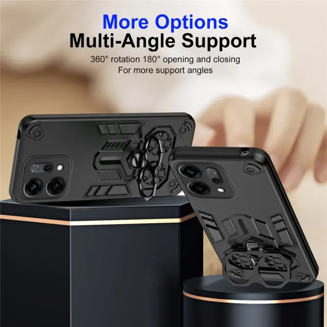 Coque Oppo Reno 14 5G Armure avec Anneau Support