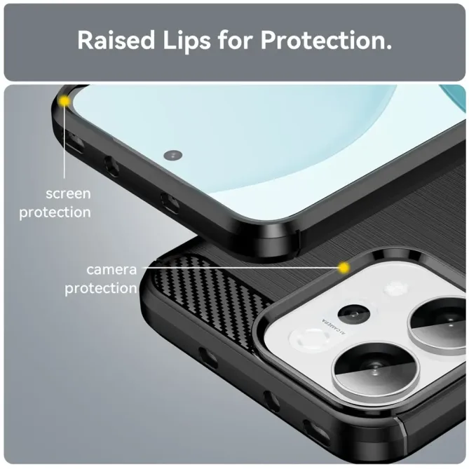 Coque Oppo Reno 14 5G flexible effet brossé