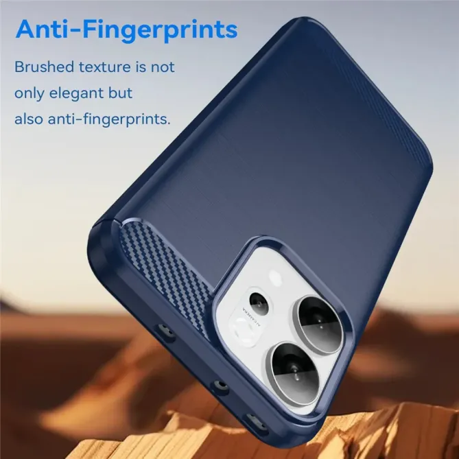 Coque Oppo Reno 14 5G flexible effet brossé