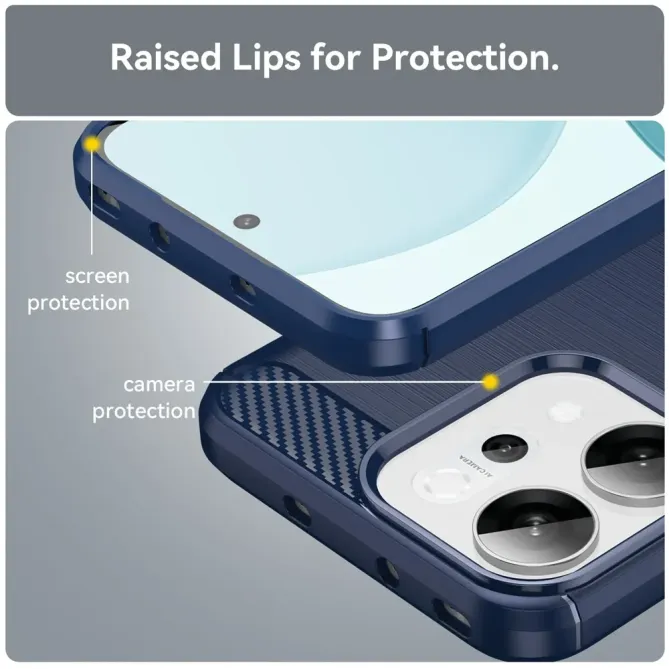 Coque Oppo Reno 14 5G flexible effet brossé