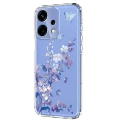 Coque Oppo Reno 14 5G Fleurs et Papillons