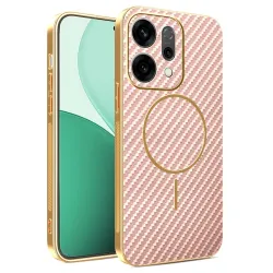 Coque Oppo Reno 14 5G Texture Carbone MagSafe