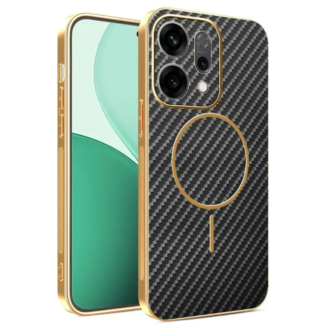 Coque Oppo Reno 14 5G Texture Carbone MagSafe