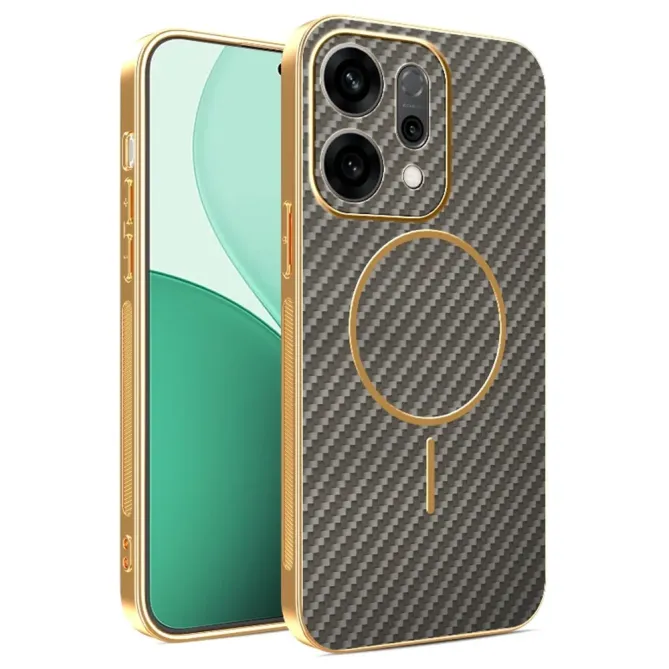 Coque Oppo Reno 14 5G Texture Carbone MagSafe