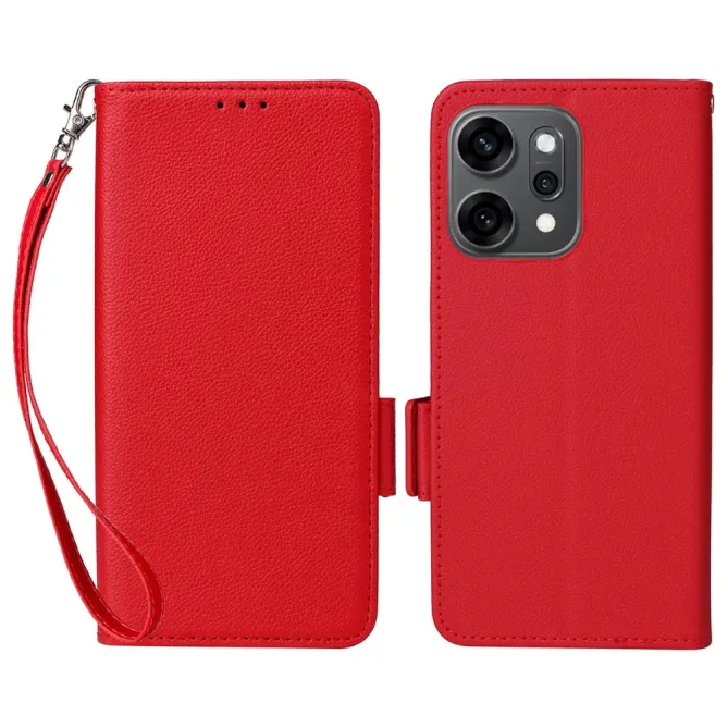 Housse Oppo Reno 14 5G effet cuir à Lanière | FOLKEN