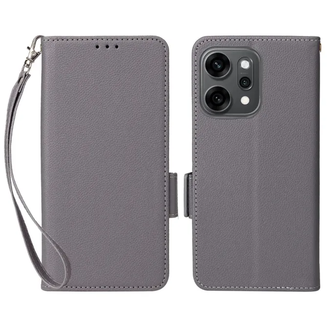 Housse Oppo Reno 14 5G effet cuir à Lanière | FOLKEN
