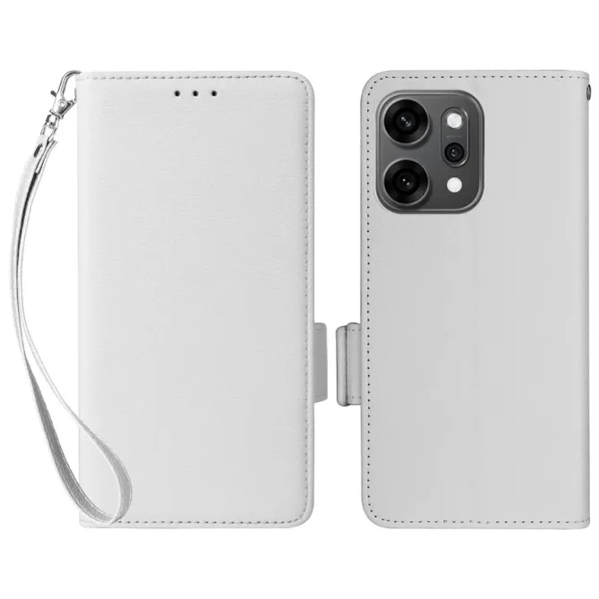 Housse Oppo Reno 14 5G effet cuir à Lanière | FOLKEN