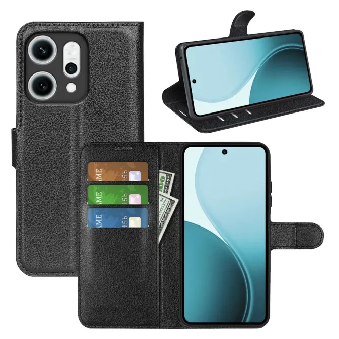 Housse Oppo Reno 14 5G portefeuille style cuir