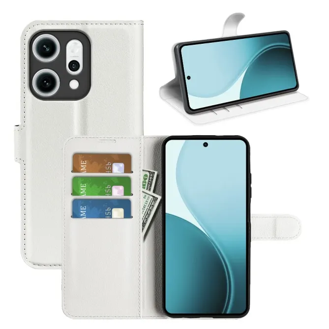 Housse Oppo Reno 14 5G portefeuille style cuir