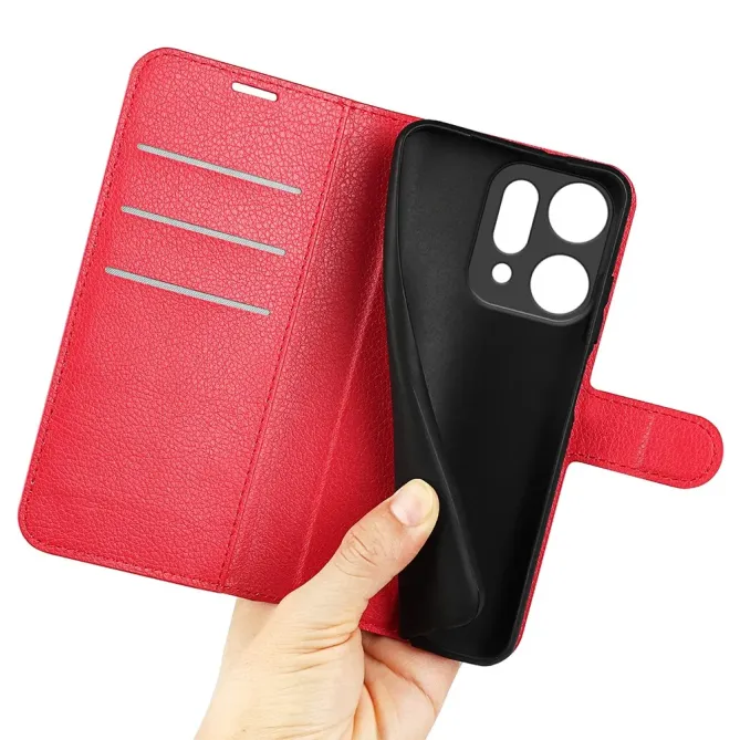 Housse Oppo Reno 14 5G portefeuille style cuir