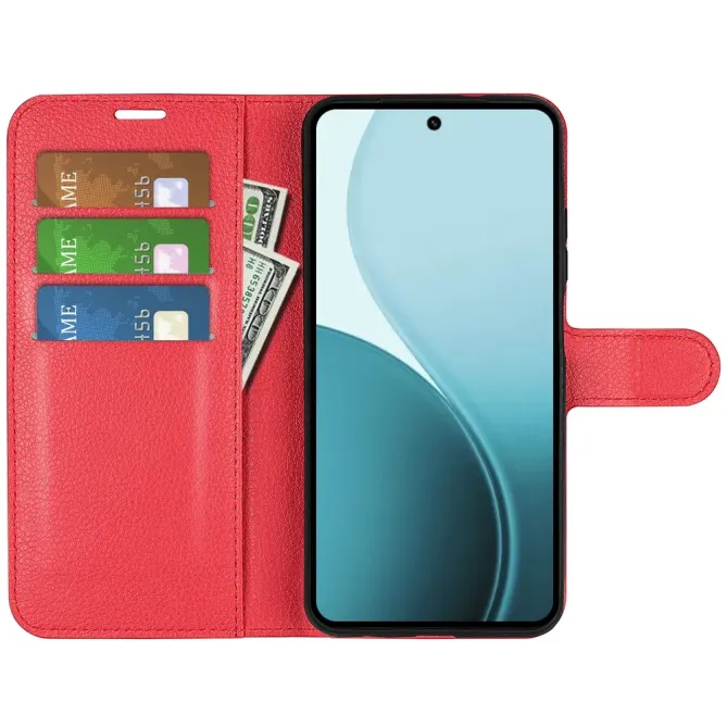 Housse Oppo Reno 14 5G portefeuille style cuir