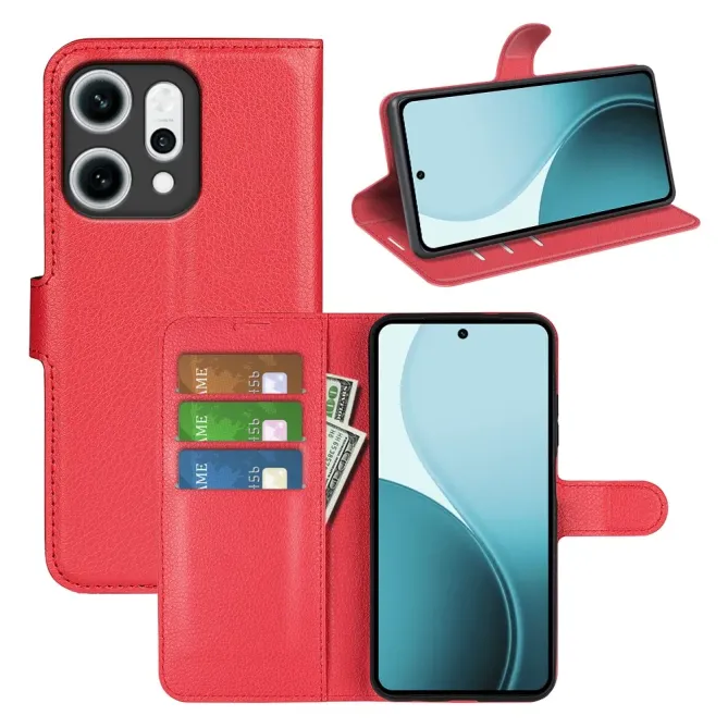 Housse Oppo Reno 14 5G portefeuille style cuir