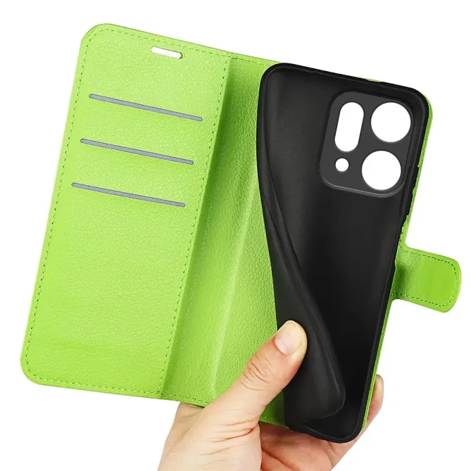 Housse Oppo Reno 14 5G portefeuille style cuir