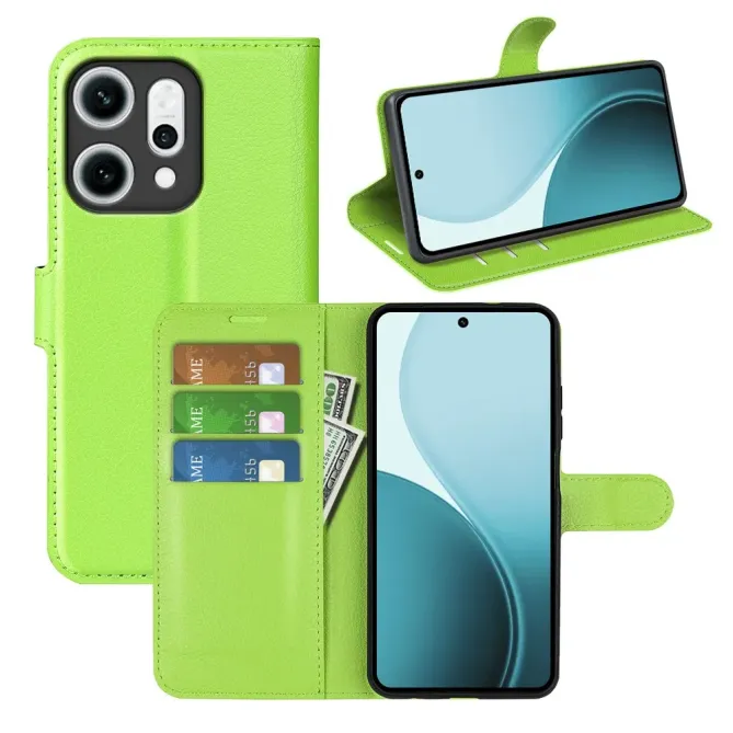Housse Oppo Reno 14 5G portefeuille style cuir