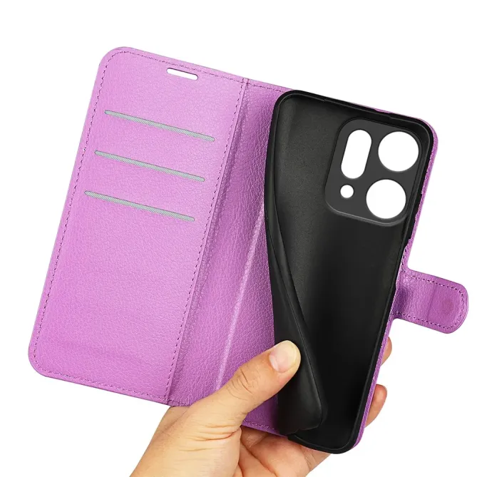 Housse Oppo Reno 14 5G portefeuille style cuir