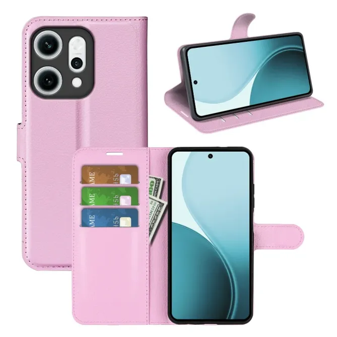 Housse Oppo Reno 14 5G portefeuille style cuir