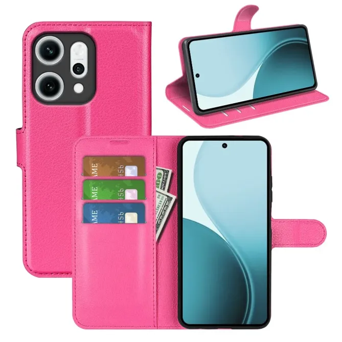 Housse Oppo Reno 14 5G portefeuille style cuir