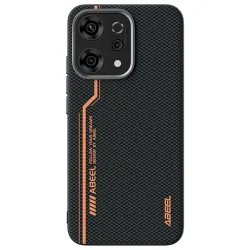 Coque Oppo Reno 14 5G Racing Noir et Orange