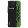 Coque Oppo Reno 14 5G Racing Noir et Vert Compatible MagSafe