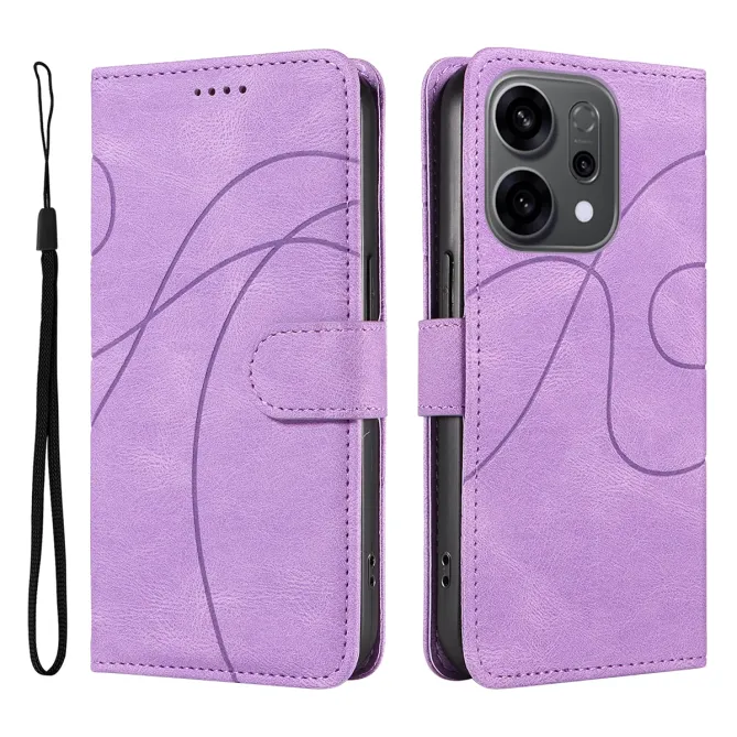 Housse Oppo Reno 14 5G simili cuir artistique