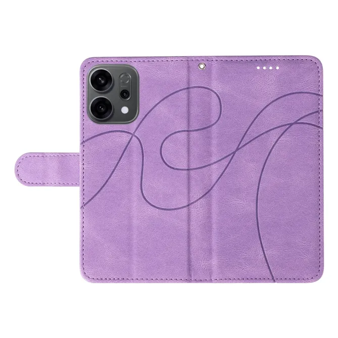 Housse Oppo Reno 14 5G simili cuir artistique