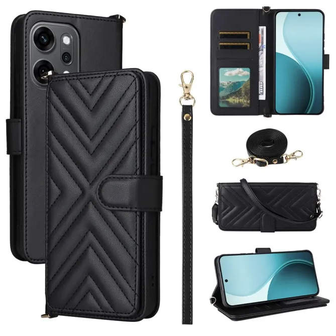 Housse Oppo Reno 14 5G Bandoulière Matelassée