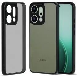 Coque Oppo Reno 14 5G Transparente Noire Mate | Eclipse