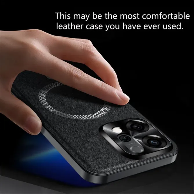 Coque Oppo Reno 14 5G Effet Cuir et Anneau Tressé | Signature