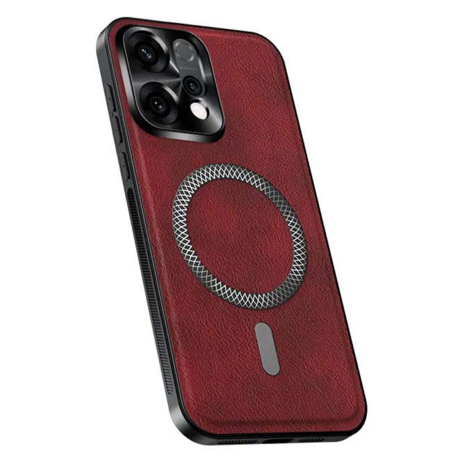 Coque Oppo Reno 14 5G Effet Cuir et Anneau Tressé | Signature