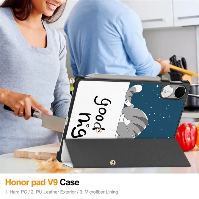 Etui Samsung Galaxy Tab S11 Chat Good Night