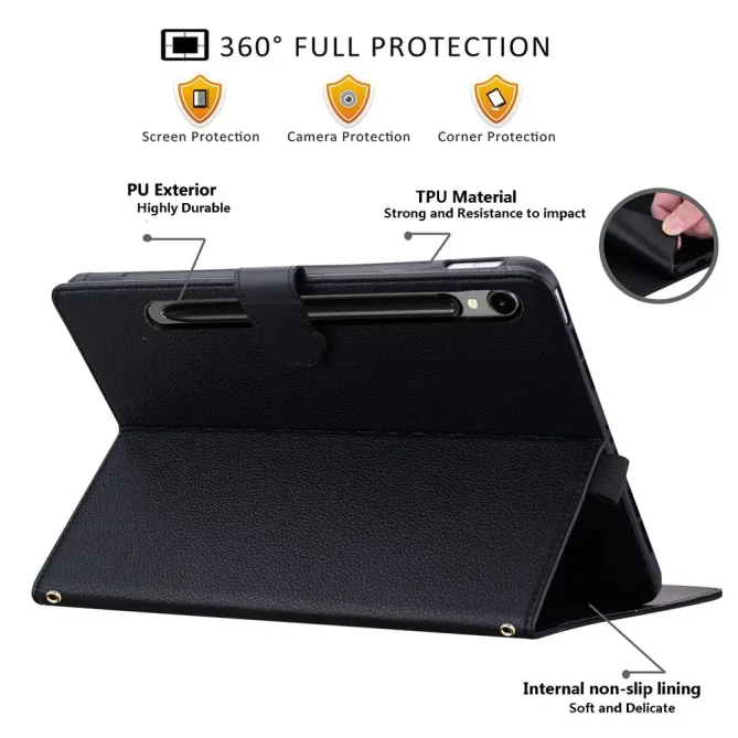 Housse Samsung Galaxy Tab S11 Ultra Motif Chat 3D | Patte de Velours