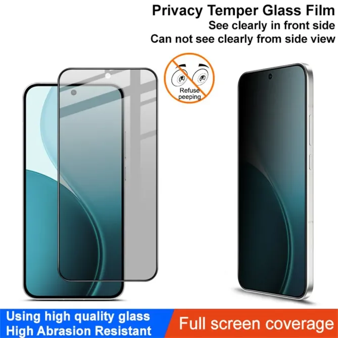 Protection d'écran Oppo Reno 14 5G verre trempé et filtre de confident