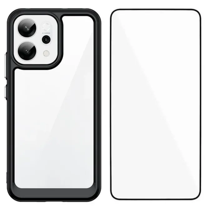 Coque Oppo Reno 14 5G Rugged silicone avec verre trempé