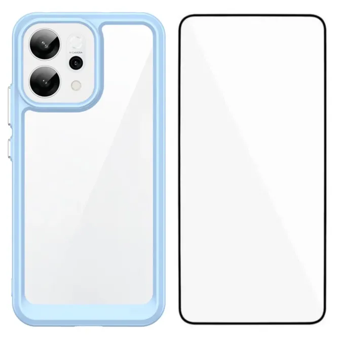 Coque Oppo Reno 14 5G Rugged silicone avec verre trempé