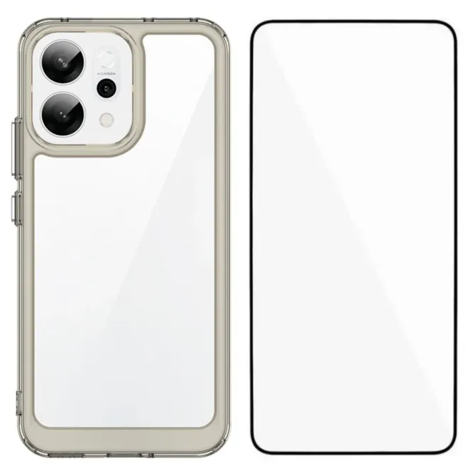 Coque Oppo Reno 14 5G Rugged silicone avec verre trempé